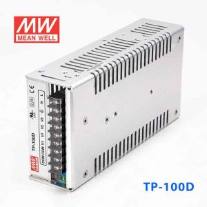 TP-100D  100W +5V 15A +24V 3A +12V 1A  三路输出带PFC明纬开关电源