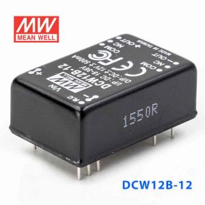 DCW12B-12  12W  18~36V  输入  ±12V  稳压双路输出明纬DC-DC转换模块电源