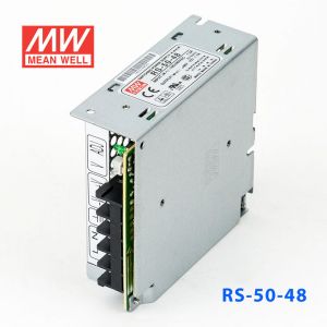 RS-50-48 50W 48V1.1A 单路输出明纬开关电源(G3系列-高性能内置有外壳)