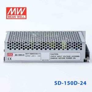 SD-150D-24  150W  72~144V  输入 24V 6.3A  输出有外壳明纬DC-DC转换电源