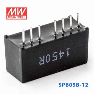 SPB05B-12  5W  18~36V 输入 12V 稳压单路输出明纬DC-DC转换模块电源