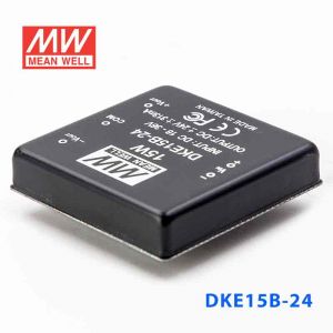 DKE15B-24  15W  18~36V  输入  ±24V  双路输出明纬DC-DC转换模块电源