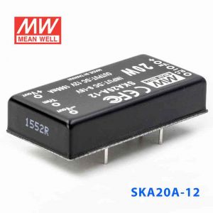 SKA20A-12  20W  9~18 V 输入 12V 1.67A  稳压单路输出明纬DC-DC转换模块电源