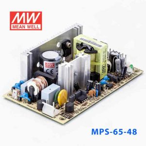 MPS-65-48 65W 48V1.35A 单路输出微漏电医用无外壳明纬开关电源