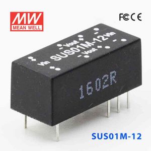 SUS01M-12  1W  12V-12V  非稳压单组输出明纬DC-DC转换模块电源