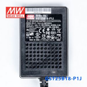 GST25B18-P1J 25W 18V1.38A高效能低空载损耗绿色节能桌上型适配器