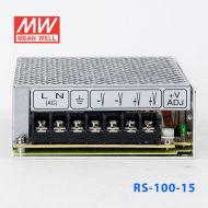 RS-100-15 100W 15V7A 单路输出明纬电源(G3系列-高性能内置有外壳)