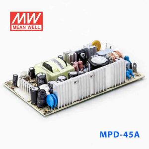 MPD-45A  45W +5V 5A +12V 2.5A  双路输出微漏电医用无外壳明纬开关电源