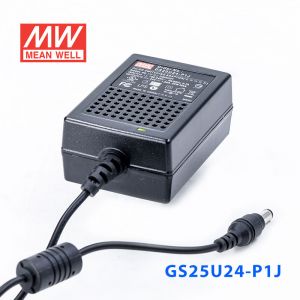 GS25U24-P1J 25W 24V1.04A 输出绿色能源明纬墙插电源适配器(美式插头) 