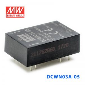 DCWN03A-05 3W 9~18V 转 ±5V 0.3A 非稳压双路输出DC-DC模块电源