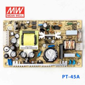 PT-45A  45W +5V 5A +12V 2.5A -5V 0.5A  三路输出无外壳PCB板明纬开关电源