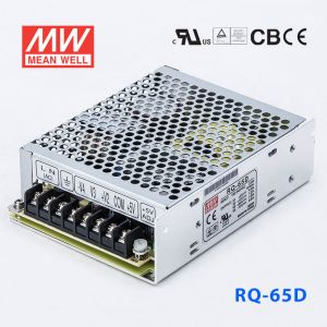 RQ-65D台湾明纬5V4A+12V1.5A+24V1A-12V0.5A四路开关电源68W四组