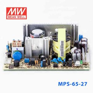 MPS-65-27 65W 27V2.4A 单路输出微漏电医用无外壳明纬开关电源