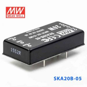 SKA20B-05  20W  18~36V  输入 5V 4A 稳压单路输出明纬DC-DC转换模块电源