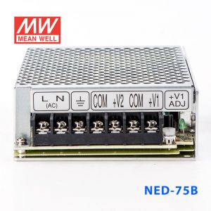 NED-75B  75W 5V 6A +24V 3A  双路输出明纬开关电源(NE系列)