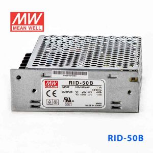 RID-50B台湾明纬5V24V隔离双路电源50W直流稳压5V4A+24V1.4A