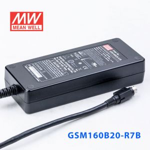 GSM160B20-R7B 160W 20V8.0A输出明纬高能效医疗型外置桌面型电源适配器