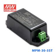 MPM-30-5ST台湾明纬30W 80~264V输入 5V6A输出绿色医疗基板型电源