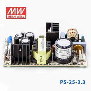 PS-25-3.3  25W  3.3V 5A  单路输出无外壳PCB板明纬开关电源