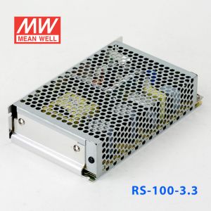 RS-100-3.3 100W 3.3V20A 单路输出明纬电源(G3系列-高性能内置有外壳)