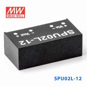 SPU02L-12  2W  5V-12V  非稳压单路输出明纬DC-DC转换模块电源