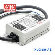 XLG-50-AB台湾明纬50W1A恒功率防水电源22~54V电流可调型