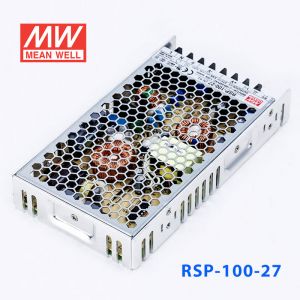 RSP-100-27 100W 27V3.8A单路输出低厚度带功率因素校正CCC认证明纬开关电源