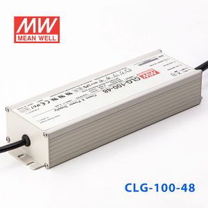 CLG-100-48   100W  48V   2A 恒压+可改恒流有PFC铝壳明纬IP67防水LED电源