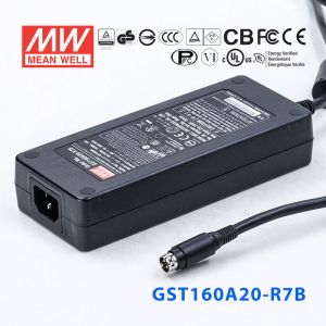 GST160A20-R7B 160W 20V8A高效能低空载损耗绿色节能桌上型适配器