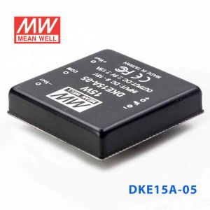 DKE15A-05  15W  9~18V 输入  ±5V  双路输出明纬DC-DC转换模块电源