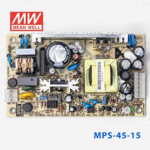 MPS-45-15 45W 15V3A 单路输出微漏电医用无外壳明纬开关电源