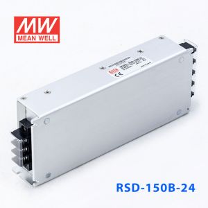 RSD-150B-24  150W  14.4~33.6V 输入 24V 6.3A  输出铁道专用明纬DC-DC转换电源 