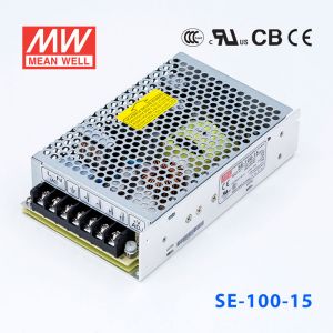 SE-100-15 100W 15V7A单组输出通用型内置有外壳CCC认证明纬开关电源(SE系列-内置有外壳)