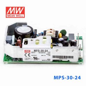 MPS-30-24 30W 24V1.2A 单路输出微漏电医用无外壳明纬开关电源