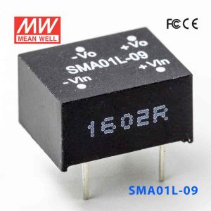 SMA01L-09  1W  5V-9V  非稳压单路输出明纬DC-DC转换模块电源