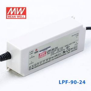 LPF-90-24  90W  24V 3.75A  恒压+恒流有PFC高效率塑壳IP67防水LED电源