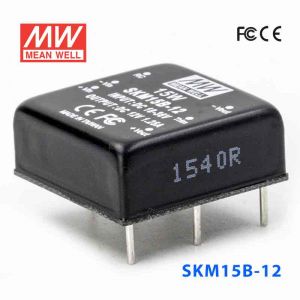 SKM15B-12  15W  18~36V  输入 12V 1.25A 单路稳压输出明纬DC-DC转换模块电源