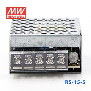 RS-15-5 15W 5V3A 单路输出明纬开关电源(G3系列-高性能内置有外壳) 