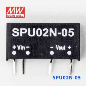 SPU02N-05  2W  24V-5V  非稳压单路输出明纬DC-DC转换模块电源