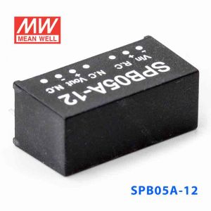 SPB05A-12  5W  9~18V  输入 12V  稳压单路输出明纬DC-DC转换模块电源