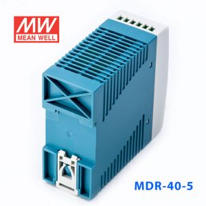 MDR-40-5 30W 5V6A 单输出低空载损耗DIN导轨型明纬电源