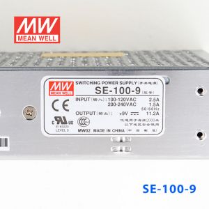 SE-100-9 100W 9V11.2A单组输出通用型内置有外壳CCC认证明纬开关电源(SE系列-内置有外壳)